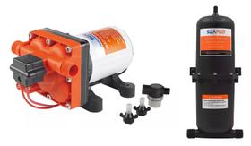 Bomba De Pressurização 3.0Gpm 12v C/ Tanque Acumulador 1L Bomba De Pressurização 3.0Gpm 12v C/ Tanque Acumulador 1L