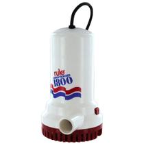 Bomba de reservatório/utilitário Rule 1800 110V automática com cabo de 8 pés Bomba de reservatório/utilitário Rule 1800 110V automática com cabo de 8 pés