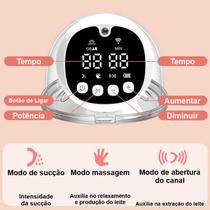 Bomba de sucção de leite materno 240ml YM-805 Baby World Bomba de sucção de leite materno 240ml YM-805 Baby World