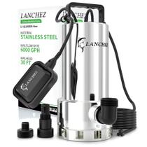 Bomba de Sucção LANCHEZ 1,6 HP 6000 GPH em Aço Inoxidável com Boia Bomba de Sucção LANCHEZ 1,6 HP 6000 GPH em Aço Inoxidável com Boia