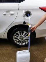 Bomba De Sucção Manual Com Mangueira + Abraçadeira 5 Peças