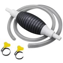 Bomba de Sucção Manual Transferência de Líquidos Água Combustível Óleo Gasolina Etanol 24CM Braçadeiras