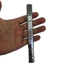 Bomba de tereré premium 18cm de tela inox + escova higienização