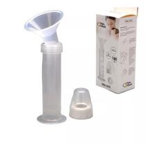 Bomba de Tira Leite Materno 100 ml Silicone Extrator Pais e Filhos