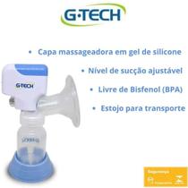 Bomba de tirar leite g-tech elétrica a vacuo compact