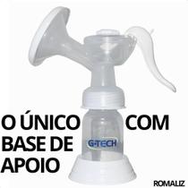 Bomba de Tirar Leite Manual G tech com Ajuste de Sucção Transparente