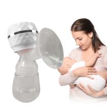 Bomba de Tirar Leite Materno Extratora Eletrica Recarregavel Massagem USB Mamadeira Bateria Amamentação Portatil
