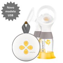 Bomba de tirar leite Medela Nova Swing Maxi USB elétrica e dupla Medela