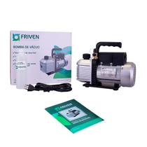 Bomba de vácuo 6cfm simples estágio friven bivolt c/óleo Bomba de vácuo 6cfm simples estágio friven bivolt c/óleo