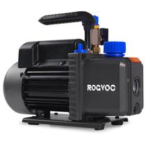 Bomba de vácuo Rogvoc 3.5 CFM 110V 1/4 HP Palheta rotativa de estágio único Bomba de vácuo Rogvoc 3.5 CFM 110V 1/4 HP Palheta rotativa de estágio único