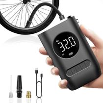 Bomba Digital Eletrica Portátil sem fio De Encher Pneu De Carro Bike Moto luz de emergência 2000 mAh - THR