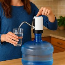 Bomba Elétrica Água Dispensador Portátil Sensor Recarregável Galão Filtro Puxador Aparelho