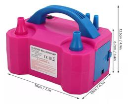 Bomba Elétrica Compressor para Encher Bolas Balões Festa