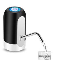 Bomba Elétrica De Galão Universal Com Carregamento USB Para Galão Garrafão De Água cor:Preto