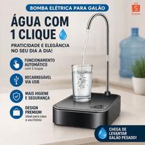 Bomba Elétrica Galão Água Premium Base Mesa Automática Recarregável USB Dispenser Água Portátil Cozi Bomba Elétrica Galão Água Premium Base Mesa Automática Recarregável USB Dispenser Água Portátil Cozi