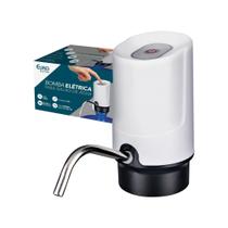 Bomba Elétrica Para Galão De Água Aço Inox Branco Euro Bomba Elétrica Para Galão De Água Aço Inox Branco Euro