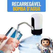 Bomba Elétrica Para Galão de Água Recarregável Dispenser Automático Bebedouro USB