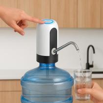 Bomba Elétrica Recarregável para Galão de Água com Cabo USB Portátil Automática