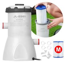 Bomba Filtrante 2.006 L/H para Piscina Inflável e Estrutural Filtro VG Plus