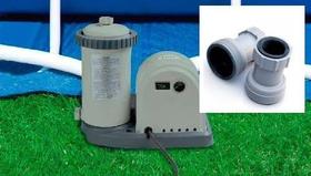 Bomba Filtrante Piscina Intex 5678 LH 220v 28636 + PAR DE ADAPTADORES B