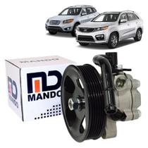 Bomba Hidraulica Nova Kia Sorento 3.5 V6 2009 A 2013 - Com Sensor Le - Com Polia 6pk - Cano Comprido Frente Le