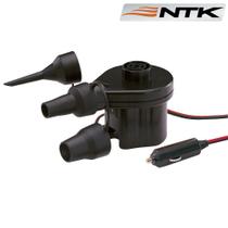 Bomba Inflador Elétrico Portátil de Carro 12v Colchão Ntk - Nautika