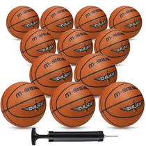 Bomba Jerify, 12 peças de bolas de basquete de borracha de 29,5 polegadas, tamanho oficial, 7