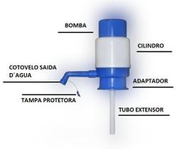 Bomba Manual Para Galão De Água Mineral 10 a 20 Lt com Extensor Bomba Manual Para Galão De Água Mineral 10 a 20 Lt com Extensor