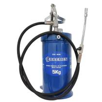 Bomba Manual para Graxa 5Kg com Disco Seguidor e Valvula de Retencao Ref 8880 BREMEN