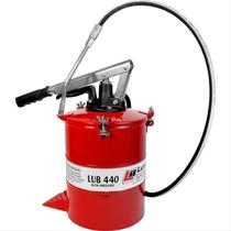 Bomba manual para graxa de alta pressão com compactador e revestimento em pvc 8kg lumagi lub440