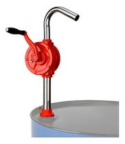 Bomba Manual Rotativa Para Transferência De Óleo Tambor 200l Vermelho Bomba Manual Rotativa Para Transferência De Óleo Tambor 200l Vermelho
