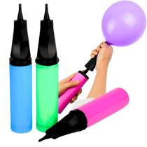 Bomba Manual Sortida Kit 2 Infladores Bexiga Enche Balão