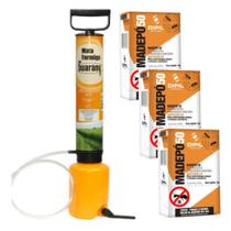 Bomba Mata Formiga Polvilhadeira Guarany + 3kg Formicida Pó