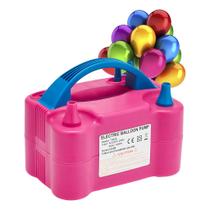 Bomba Motor Compressor Inflador Elétrico De Encher Bexigas