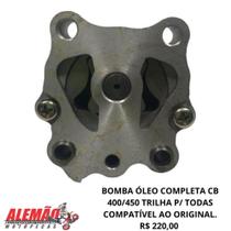 Bomba óleo completa cb 400/450 trilha para todas compatível ao original.