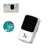 Bomba Oxigênio Compressor De Ar 2 Saídas Aquário 5000mah Recarregável