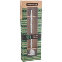 Bomba Para Chimarrão Tramontina Aço Inox Ilex Com Rosca 23Cm