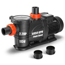 Bomba para Piscina LEO 2,2 HP 6.950 GPH Autoescorvante 115 V