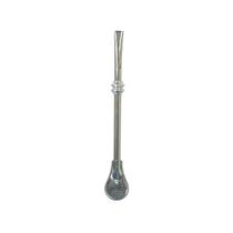 Bomba para Tereré Capellani em Inox Lisa com Anel Trabalhado Elegante Bojo Fixo Bomba para Tereré Capellani em Inox Lisa com Anel Trabalhado Elegante Bojo Fixo