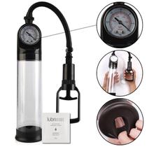 Bomba Peniana Extensora e Desenvolvedora Manual Com Manopla e Manometro Embutido Bomba Peniana Extensora e Desenvolvedora Manual Com Manopla e Manometro Embutido