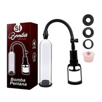 Bomba Peniana Manual Sucção 3 Anéis Silicone 1 Forma Vagina - Smart Internet Si