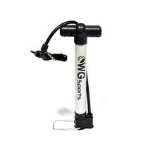 Bomba Pneu Bike de Pé Alumínio Cabo Plástico WG Sports Bomba Pneu Bike de Pé Alumínio Cabo Plástico WG Sports