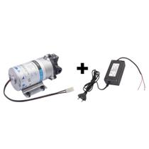 Bomba Pressurizada para Aparelhos de Osmose Reversa 75 GPD com Fonte - Adaptador 1.5A