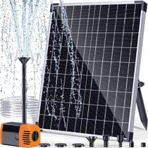 Bomba Solar para Fonte POPOSOAP 30W com 7 Bicos de Jato e Cabo de 5 m Bomba Solar para Fonte POPOSOAP 30W com 7 Bicos de Jato e Cabo de 5 m