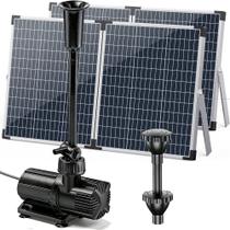 Bomba Solar para Lago Antfraer 120W 1600 GPH com Painéis Duplos Bomba Solar para Lago Antfraer 120W 1600 GPH com Painéis Duplos
