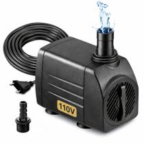 Bomba Submersa 1000Lh com Controle de Vazão Lago Aquário Fonte Cascata Água Doce 110V Bomba Submersa 1000Lh com Controle de Vazão Lago Aquário Fonte Cascata Água Doce 110V
