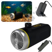 Bomba Submersa Bivolt 8.6L/min Silenciosa e Econômica para Fontes e Aquários BOM8723