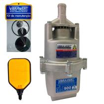 Bomba Submersa De Poço + Boia De Nível + KIT DE MANUTENÇÃO Vibra Vert 900 220V