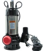 Bomba Submersa Limpa Fossa Aço Inox 1HP 750W Worker