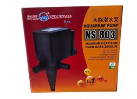 Bomba Submersa Minjiang Ns 803 2000lh Aquário Filtro 110v Bomba Submersa Minjiang Ns 803 2000lh Aquário Filtro 110v